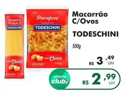 Irani Supermercados Macarrão C/Ovos TODESCHINI oferta