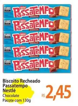 Atacadão Biscoito Recheado Passatempo Nestlé Chocolate Pacote oferta