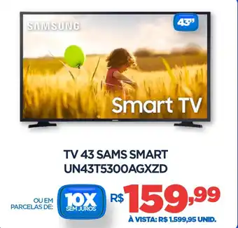 DB Supermercados Tv 43 sams smart UN43T5300AGXZD oferta