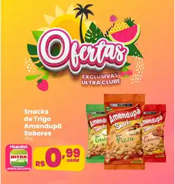 Ultrabox Snacks de Trigo Amendupã Sabores oferta