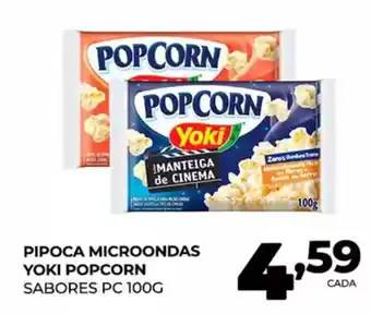 Fort Atacadista Pipoca microondas yoki popcorn sabores pc oferta