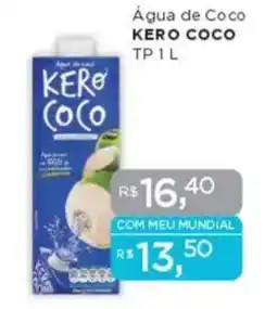 Supermercados Mundial Água de coco kero coco tp oferta