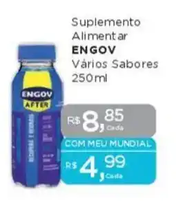 Supermercados Mundial Suplemento Alimentar ENGOV Vários Sabores oferta