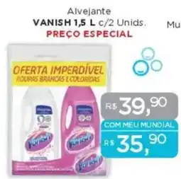 Supermercados Mundial Alvejante VANISH oferta