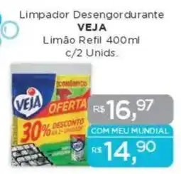 Supermercados Mundial Limpador Desengordurante VEJA oferta