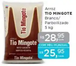 Supermercados Mundial Arroz TIO MINGOTE Branco/ Parboilizado oferta