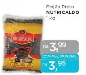 Supermercados Mundial Feijão Preto NUTRICALDO oferta