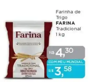 Supermercados Mundial Farinha de Trigo FARINA Tradicional oferta