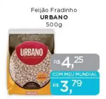 Supermercados Mundial Feijão Fradinho URBANO oferta