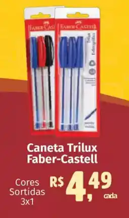 Supermercados Mateus Caneta Trilux Faber-Castell oferta