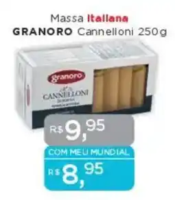 Supermercados Mundial Massa Itallana GRANORO Cannelloni oferta