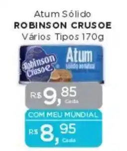 Supermercados Mundial Atum Sólido ROBINSON CRUSOE Vários Tipos oferta