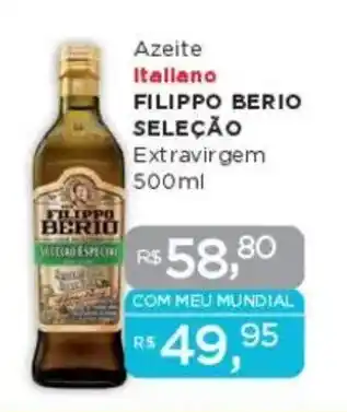 Supermercados Mundial Azeite Italiano FILIPPO BERIO SELEÇÃO Extravirgem oferta