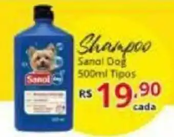 Ricoy Supermercados Shampoo Sanol Dog tipos 500ml oferta