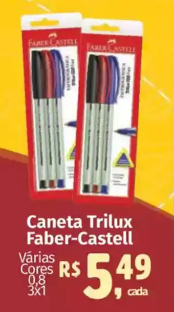 Supermercados Mateus Caneta Trilux Faber-Castell oferta