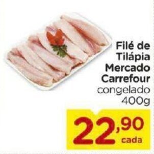 Carrefour Bairro File de Tilapia Mercado Carrefour 400g oferta