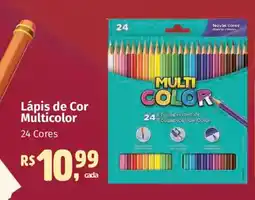 Supermercados Mateus Lápis de Cor Multicolor oferta