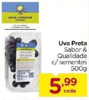 Carrefour Bairro Uva Preta 500g oferta