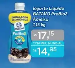 Supermercados Mundial logurte Liquido BATAVO ProBio2 Ameixa oferta