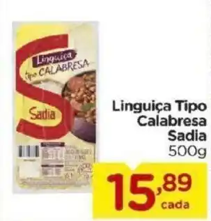 Carrefour Bairro Linguica Top Calabresa Sadia 500g oferta