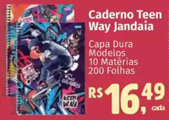 Supermercados Mateus Caderno Teen Way Jandaia oferta