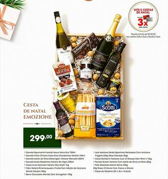 Zaffari Cesta De Natal Emozione oferta