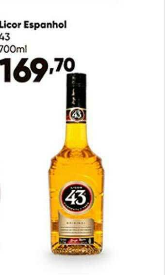 Zaffari Licor Espanhol 43 oferta