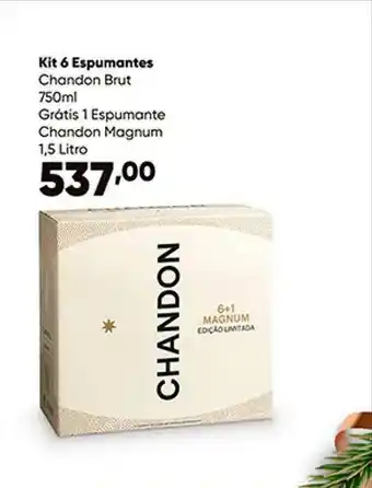 Kit 6 Espumantes Chandon Brut