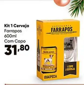 Zaffari Kit 1 Cerveja Farrapos Com Copo oferta