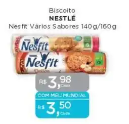 Supermercados Mundial Biscoito NESTLÉ Nesfit Vários Sabores oferta