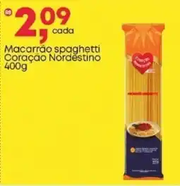 Frangolândia Macarrão spaghetti Coração Nordestino oferta