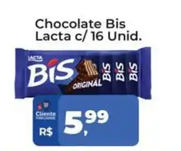 Tonin Superatacado Chocolate Bis Lacta c/16 Unid. oferta