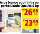 Mercado Extra Qualitá - arroz branco agulhinha ou parboilizado oferta