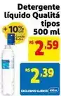 Mercado Extra Quality - detergente líquido tipos oferta