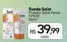 Drogal Sveda solar - protetor solar facial fps70 oferta