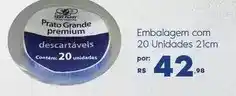 Sam's Club Premium - embalagem com 20 unidades 21cm oferta