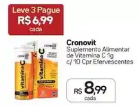 Drogal Cronovit - suplemento alimentar de vitamina c 1g c/10 cpr efervescentes oferta