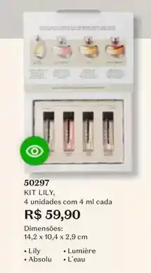 O Boticário Lily - kit oferta