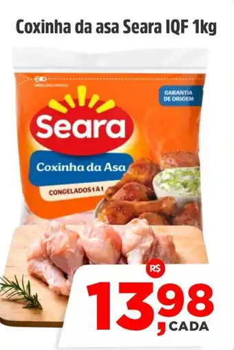 Sj Supermercados Coxinha da asa Seara IQF oferta