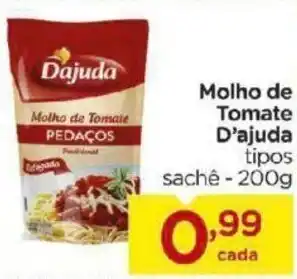 Carrefour Bairro Molho de Tomate D'ajuda 200g oferta