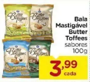 Bala Mastigavel Butter Toffees 100g