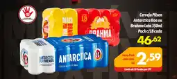 Supermercados Big Compra Cerveja Pilsen Antarctica Boa ou Brahma Lata oferta