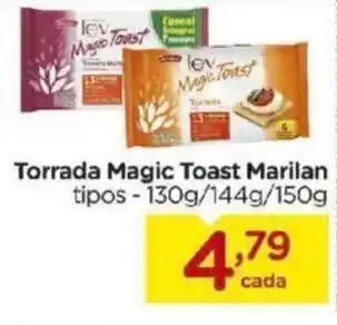 Carrefour Bairro Torrada Magic Toast Marilan 130g/144g/150g oferta