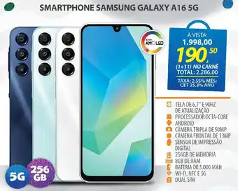 Lojas Cem Smartphone samsung galaxy a16 5g oferta