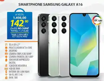 Lojas Cem Smartphone samsung galaxy a16 oferta