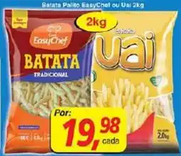 Supermercados Guanabara Batata Palito EasyChet ou Uai oferta