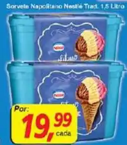 Supermercados Guanabara Sorvete Napolitano Nestlé Trad. oferta