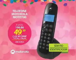 Lojas Cem Telefone motorola moto700 oferta