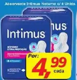 Supermercados Guanabara Absorvente Intimus Noturno oferta