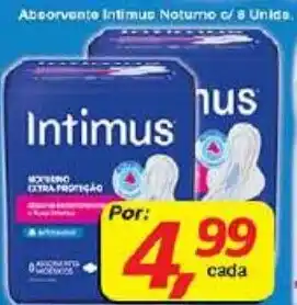 Supermercados Guanabara Absorvente Intimus Noturno oferta